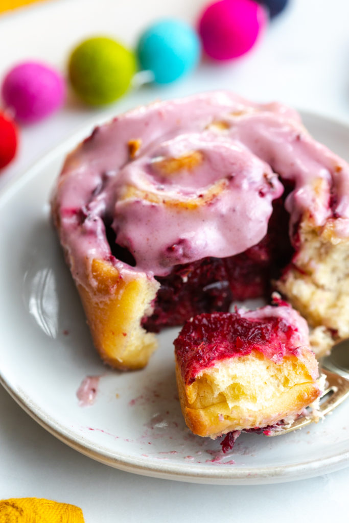 Cranberry Orange Spice Roll for breakfast