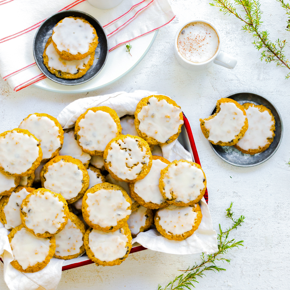 Iced Orange Currant Oatmeal Cookies by Baking The Goods