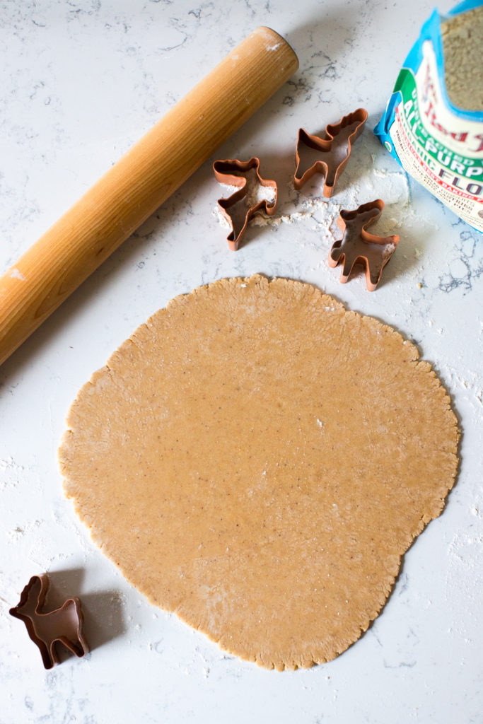 Reindeer Animal Cookie dough rolled