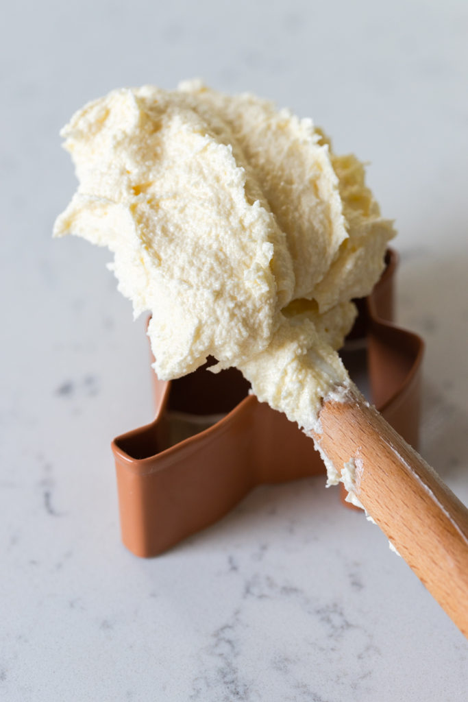 beating butter, sugar and honey