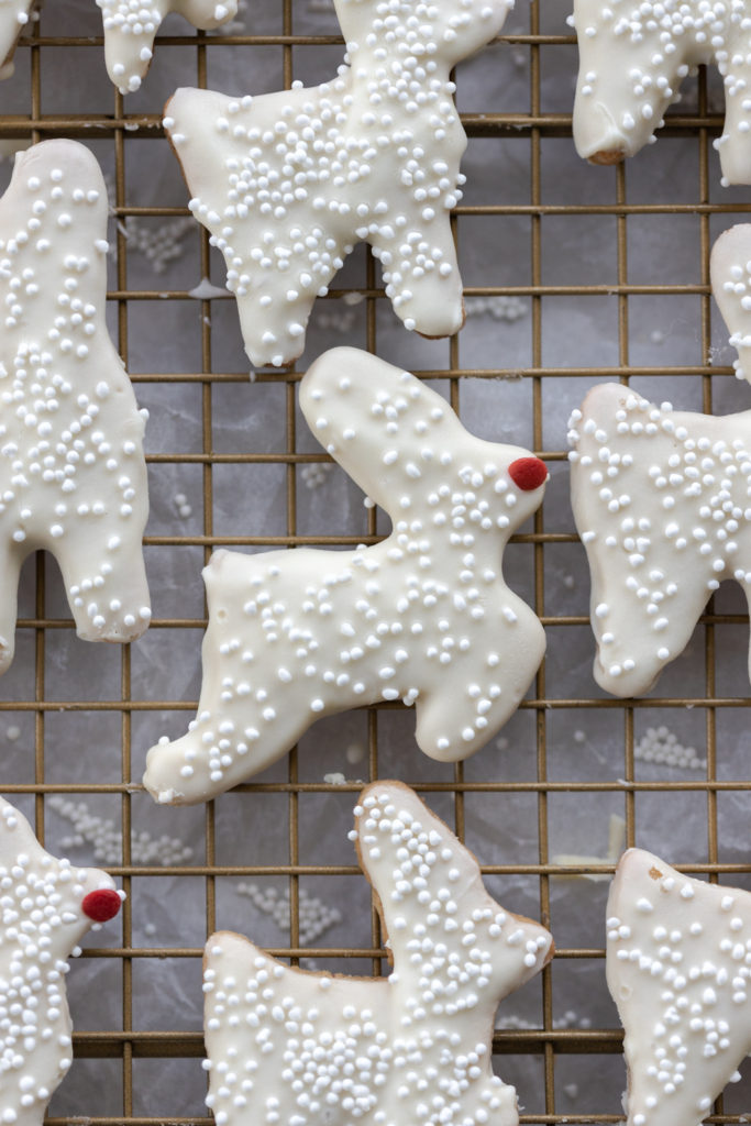 Rudolph the Red Nosed Reindeer Cookie