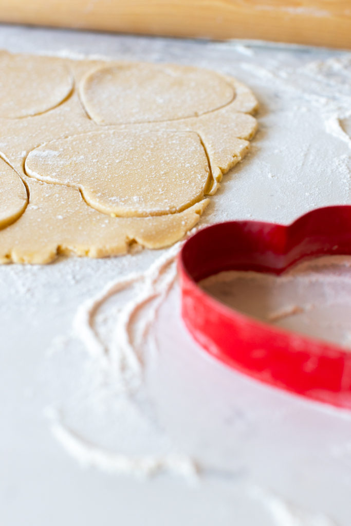 Lemon Heart Sugar Cookies