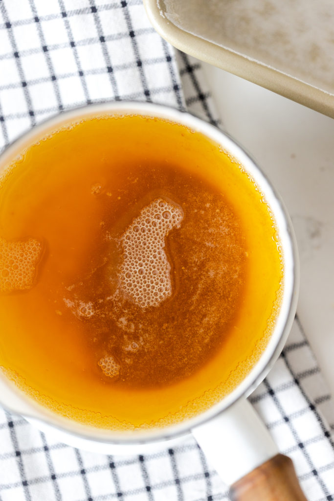 browning butter for banana bread