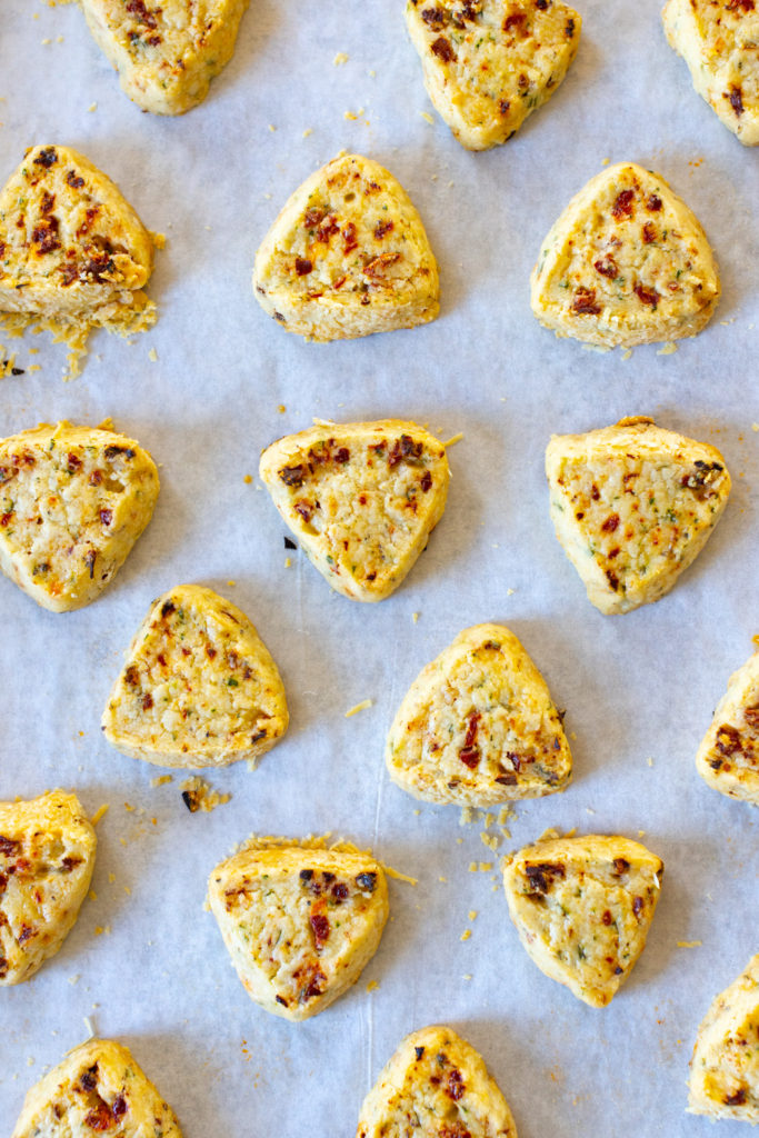 Shortbread Pizza Bites cooling