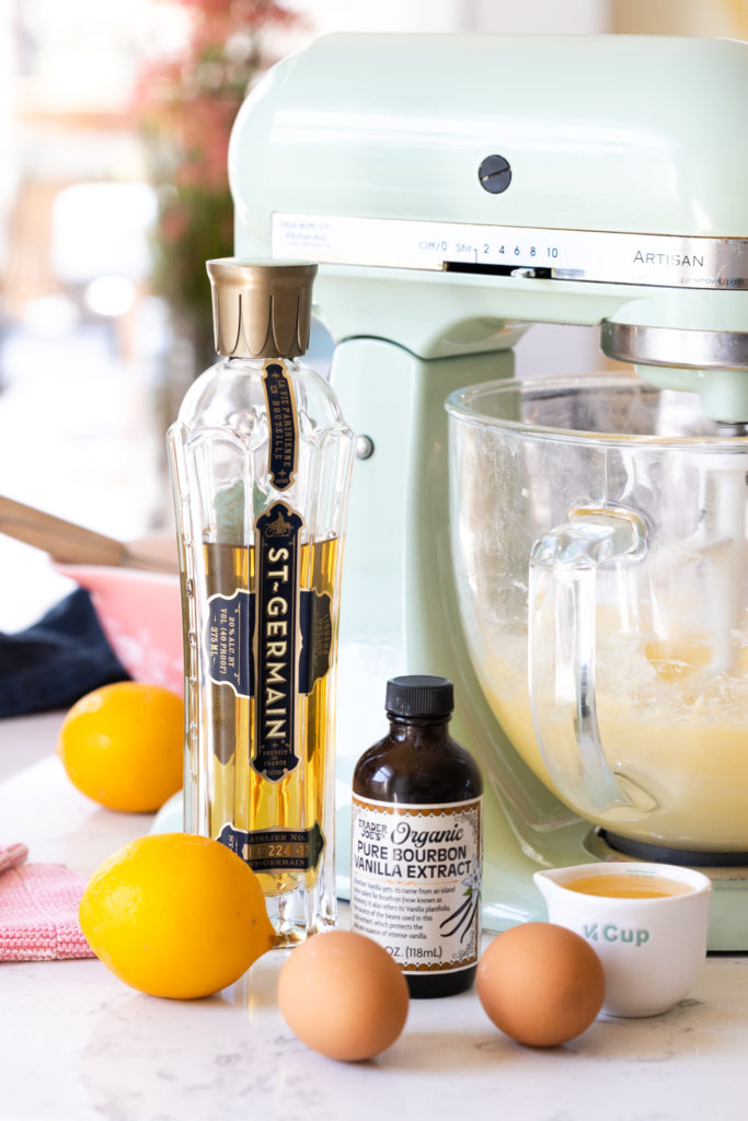 Bundt cake wet ingredients