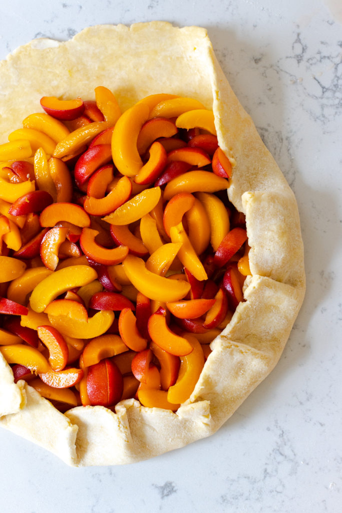 Folding galette crust