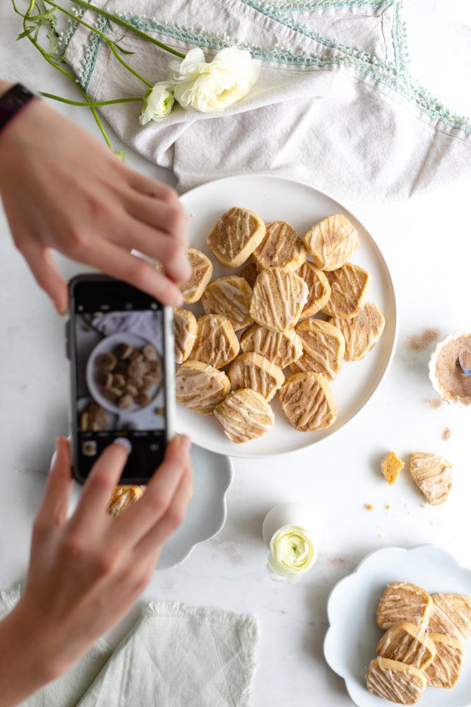 Nelle snapping a pic