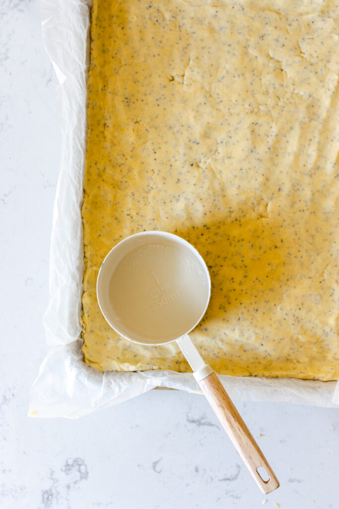 Poppy Seed Shortbread dough press