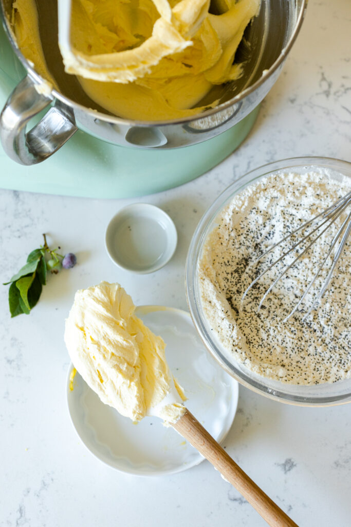 Poppy Seed Shortbread ingredients