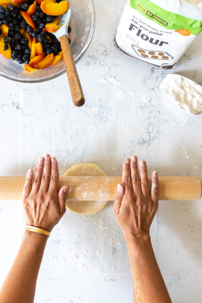 Rolling out Basic All Butter Pie Dough