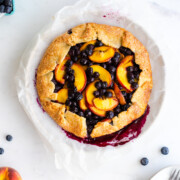 Blueberry Peach Galette by Baking The Goods
