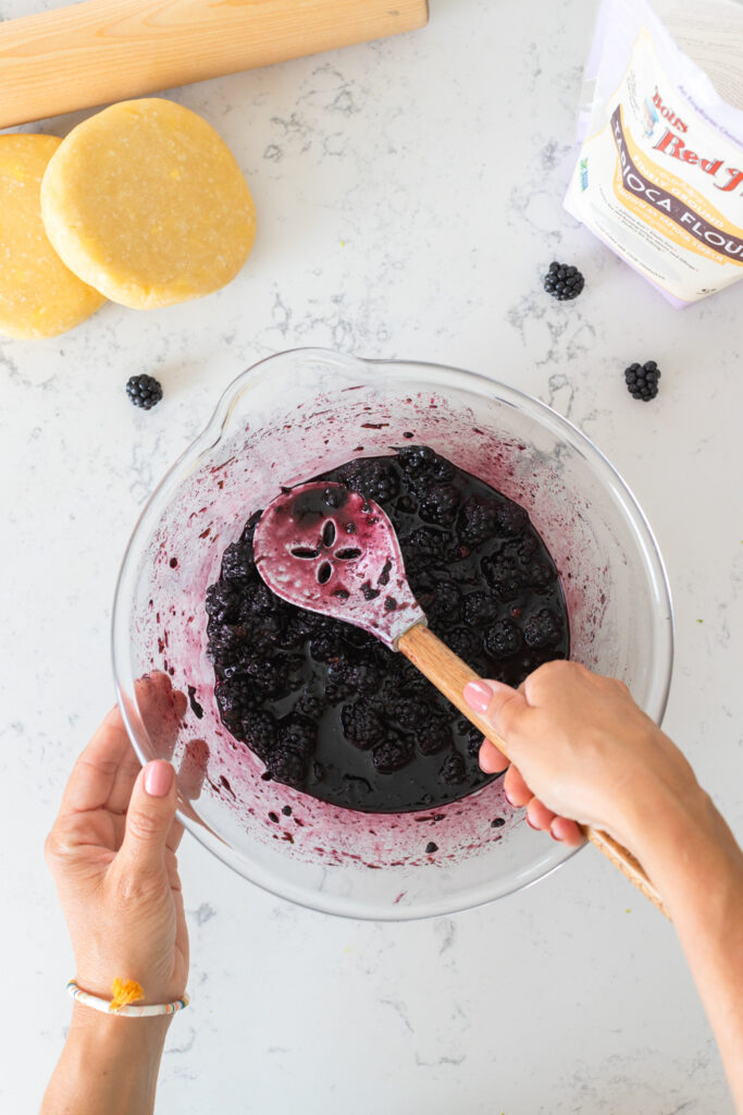 blackberry lime hand pie filling mix