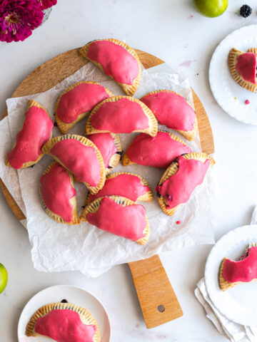 Blackberry Lime Hand Pies by Baking The Goods