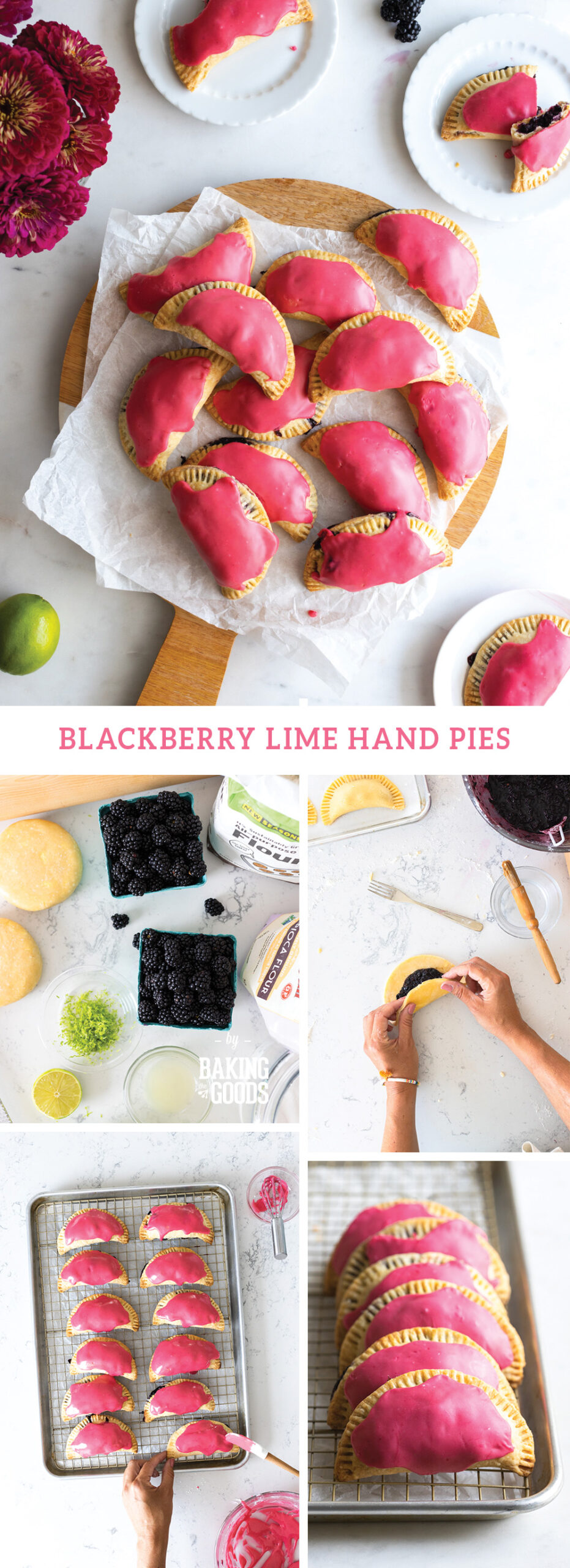 Blackberry Lime Hand Pies by Baking The Goods
