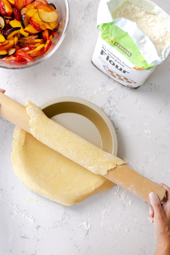 bottom pie dough roll