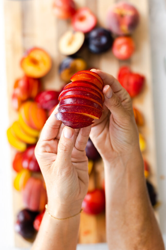 sliced Flavor King Pluot