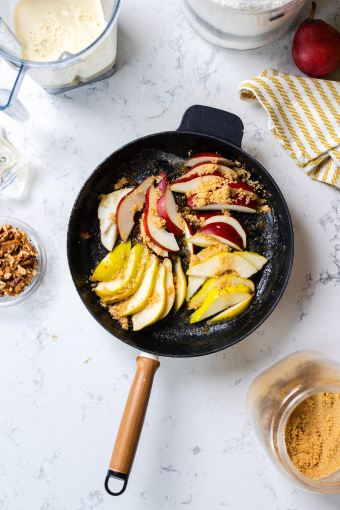 sautéing pears