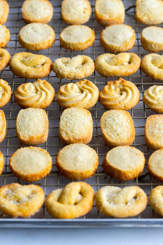 Butter Cookies cooling