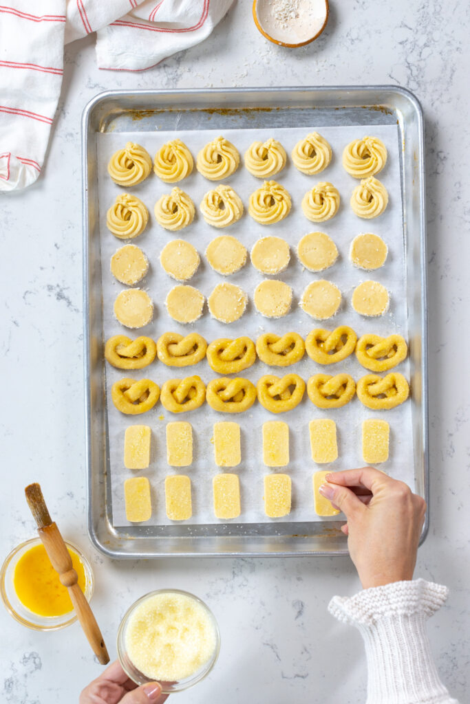 Sugaring Holiday Butter Cookies