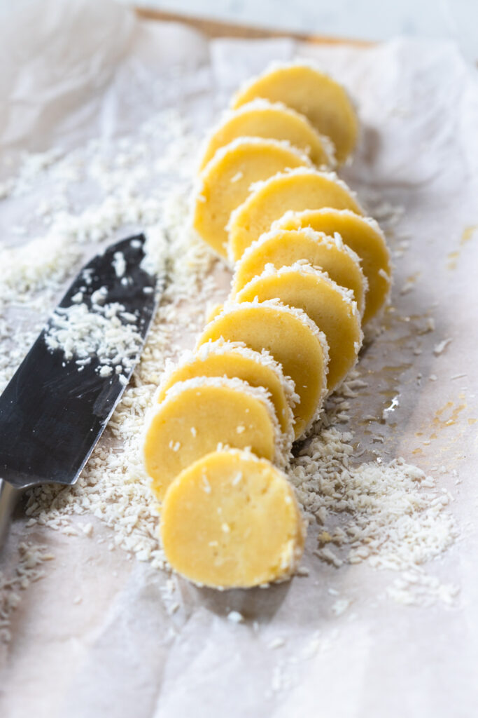 Coconut Butter Cookies pre-baked