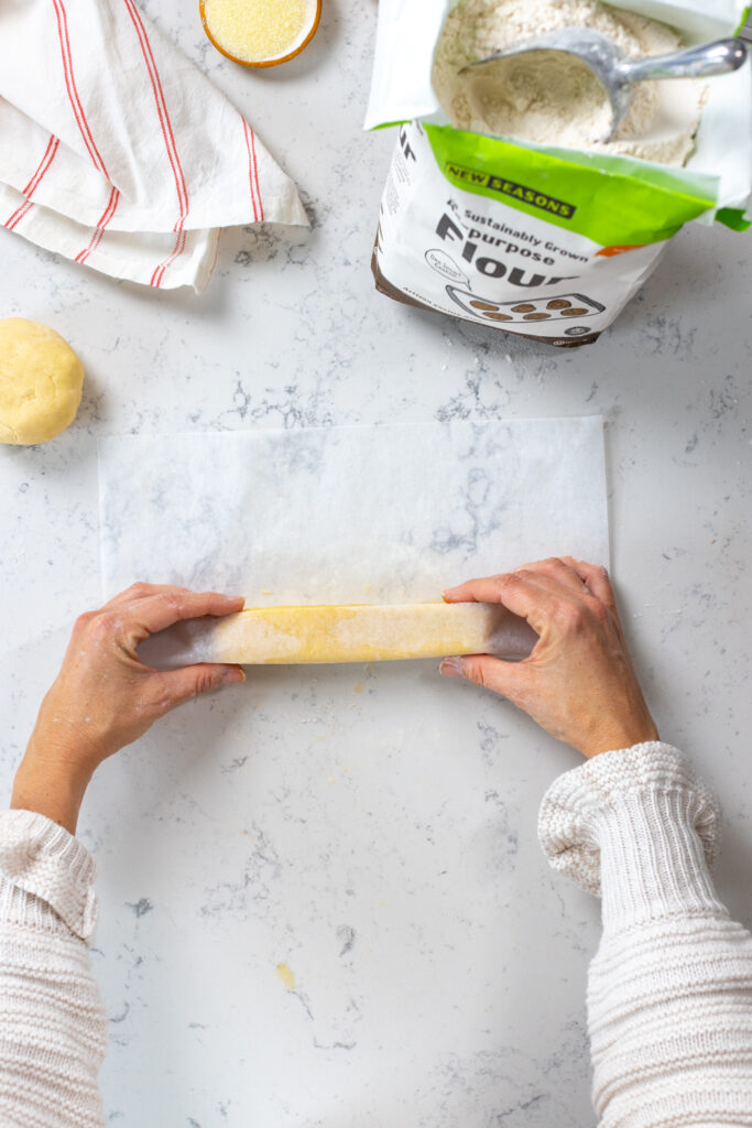 Rectangle Butter Cookie log