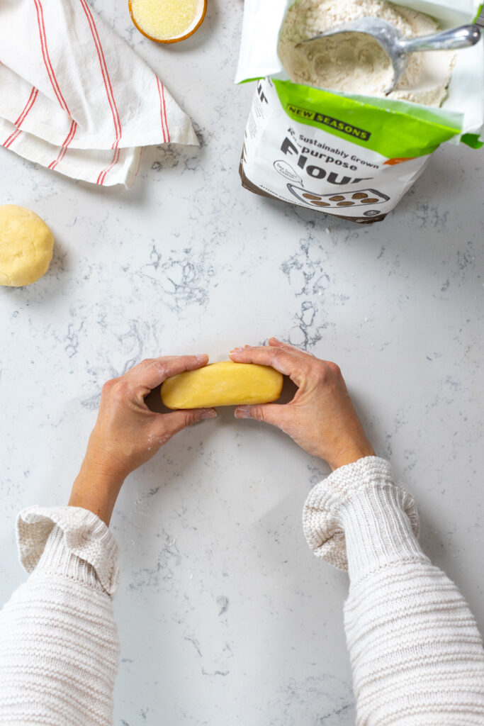 Shaping Rectangle Holiday Butter Cookies