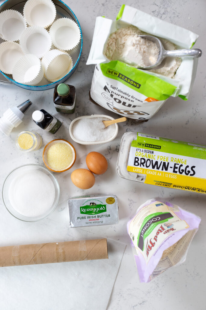 Holiday Butter Cookie ingredients