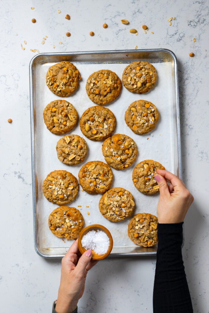 Salting Butterscotch Oatmeal Cookies