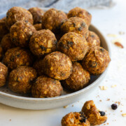 Blueberry Almond Energy Balls by Baking The Goods