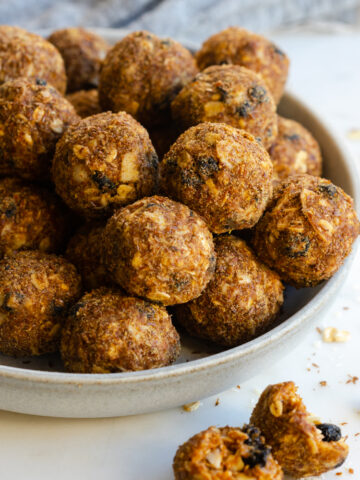 Blueberry Almond Energy Balls by Baking The Goods