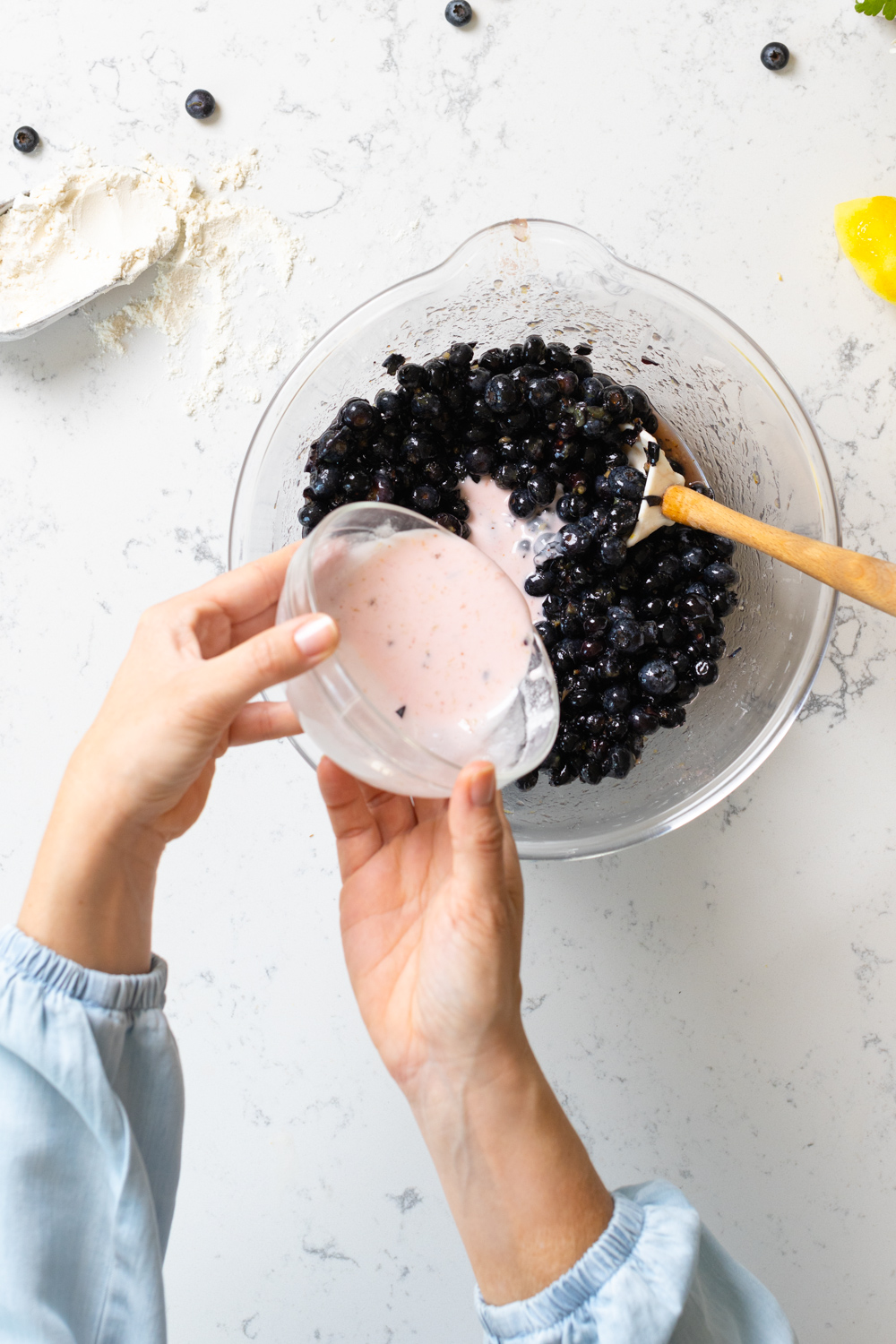 tapioca flour slurry