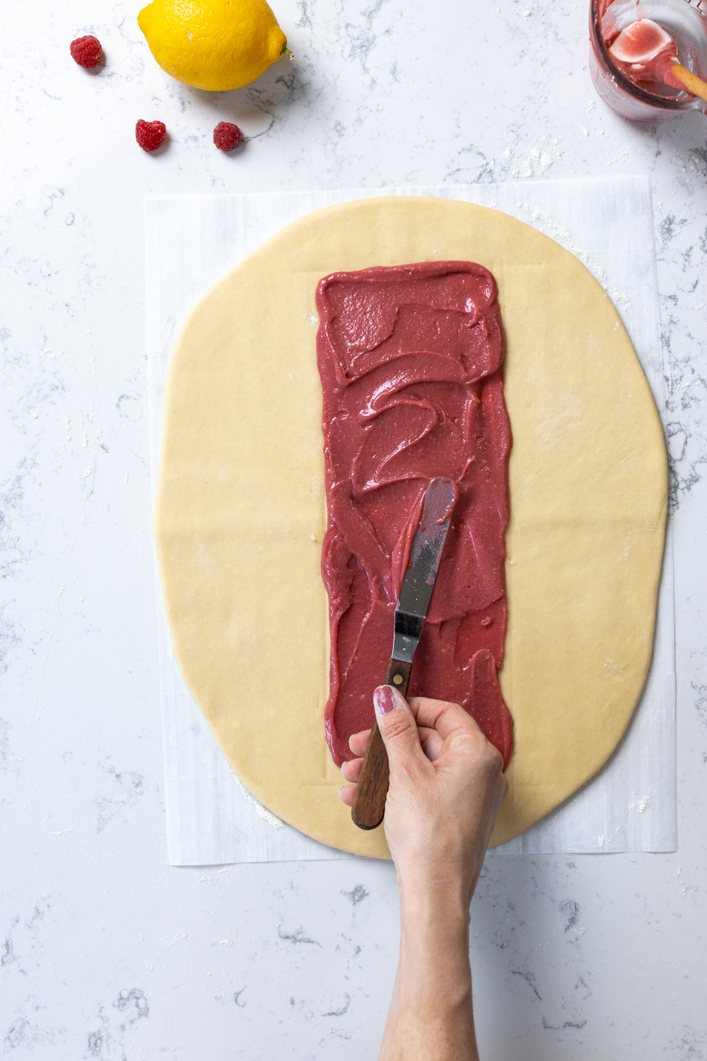 Spreading the Raspberry Lemon Curd