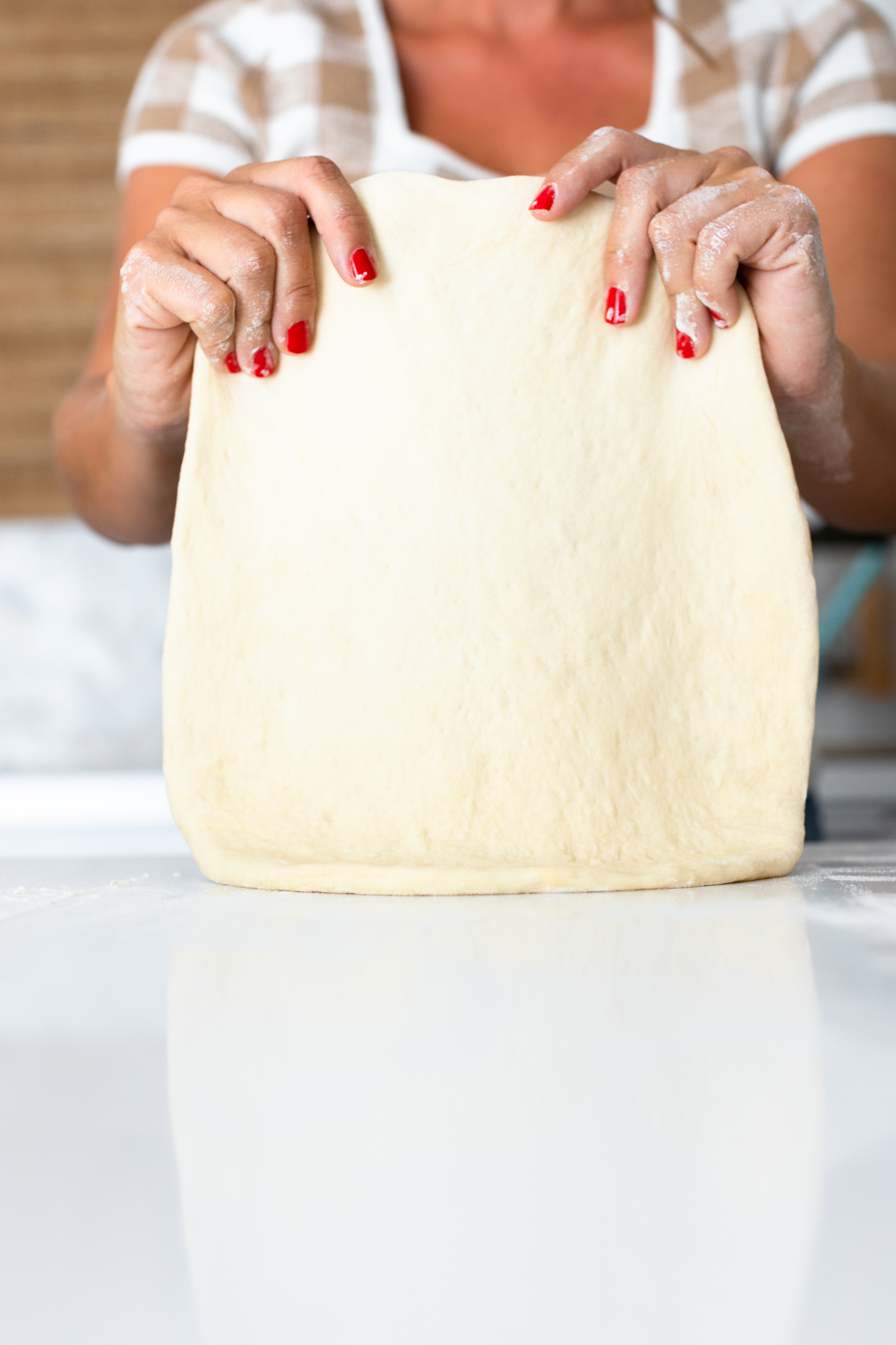 Shaping Quick and Easy Pizza Dough
