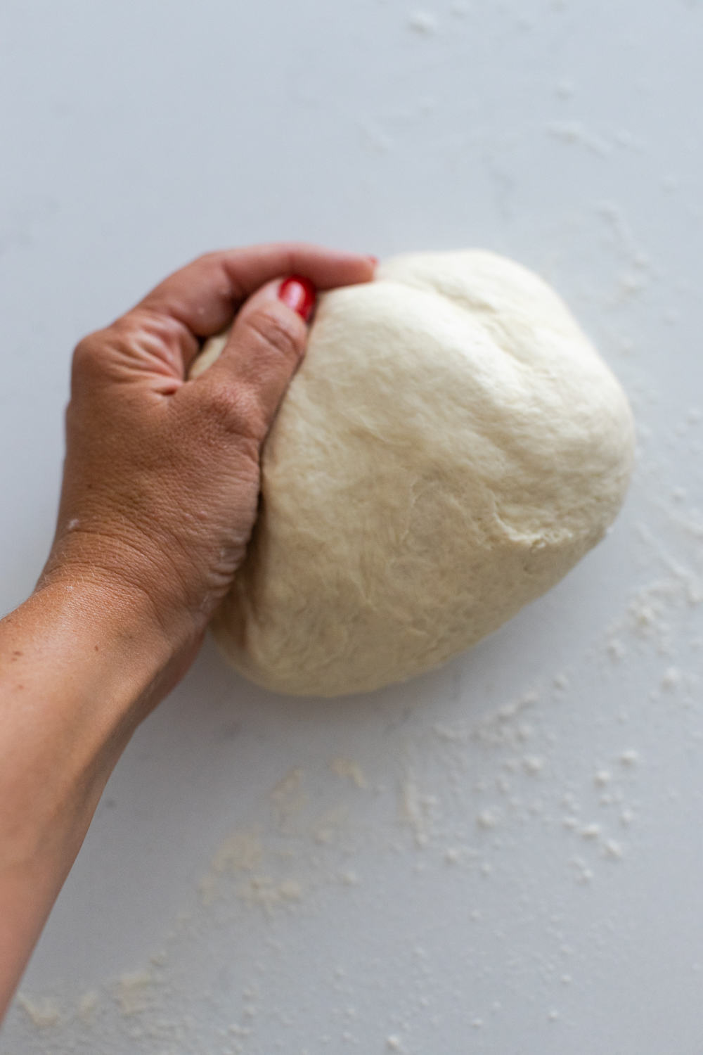 how to knead pizza dough