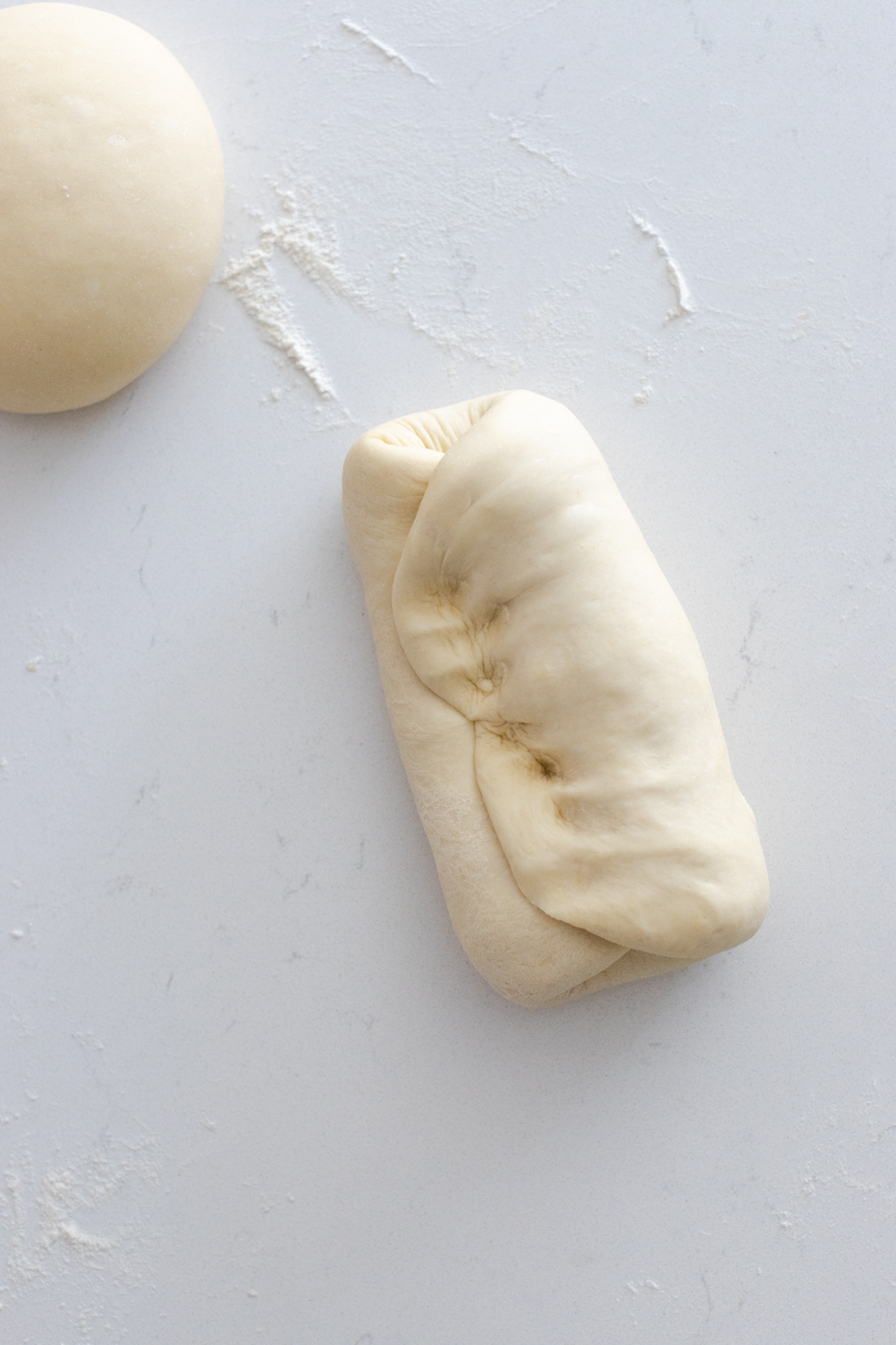 shaping Quick and Easy Pizza Dough