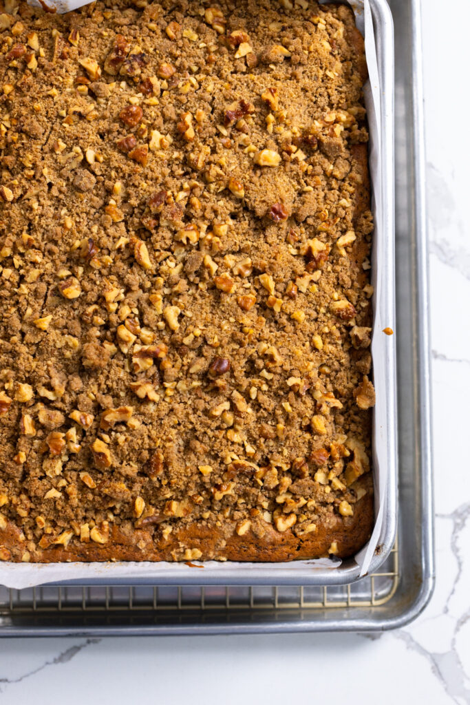 Step 6 cool Spiced Prune Coffee Cake for 30 to 45 minutes