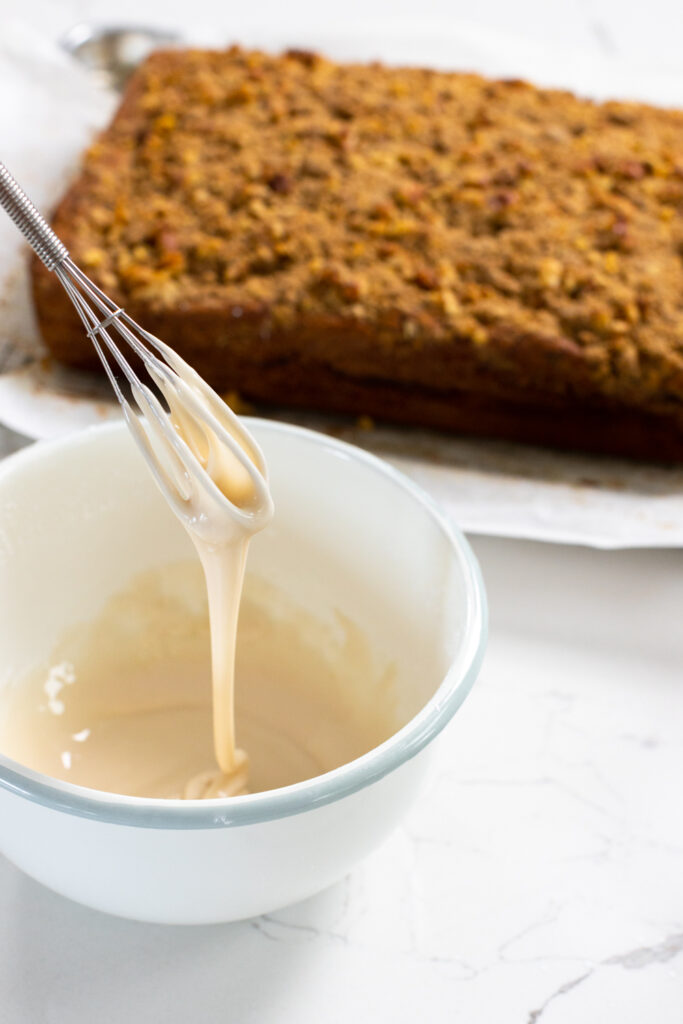 spiced apple cider icing