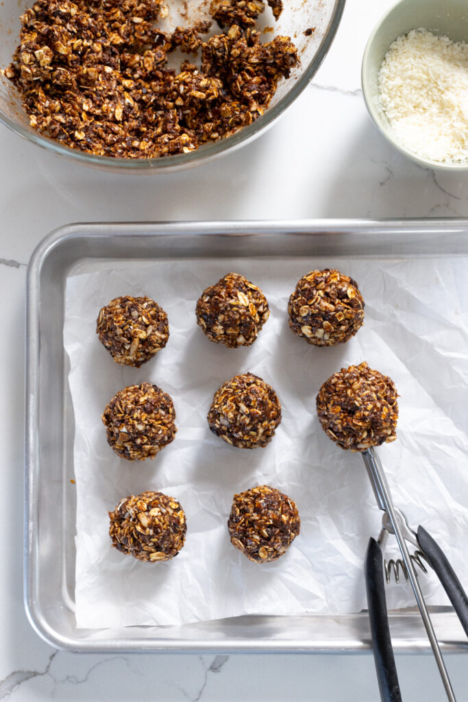 shaping prune energy balls