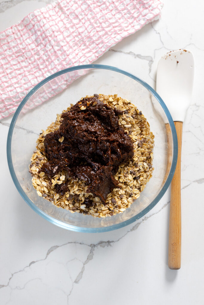 mixing prune energy balls