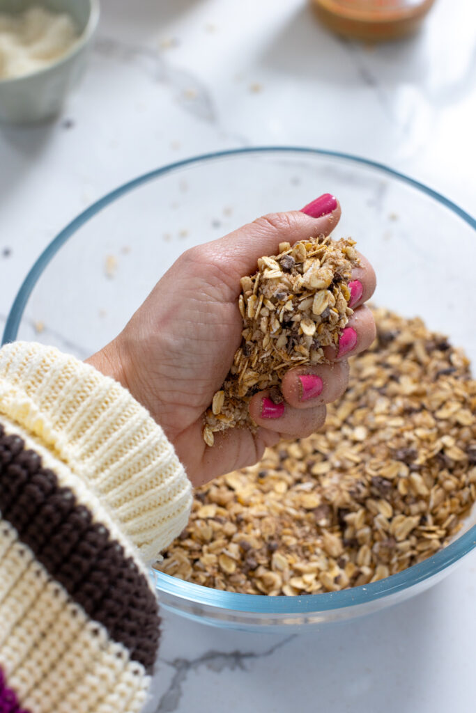 dry ingredients for energy balls