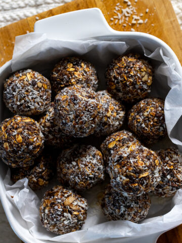 Prune Almond Energy Balls by Baking The Goods