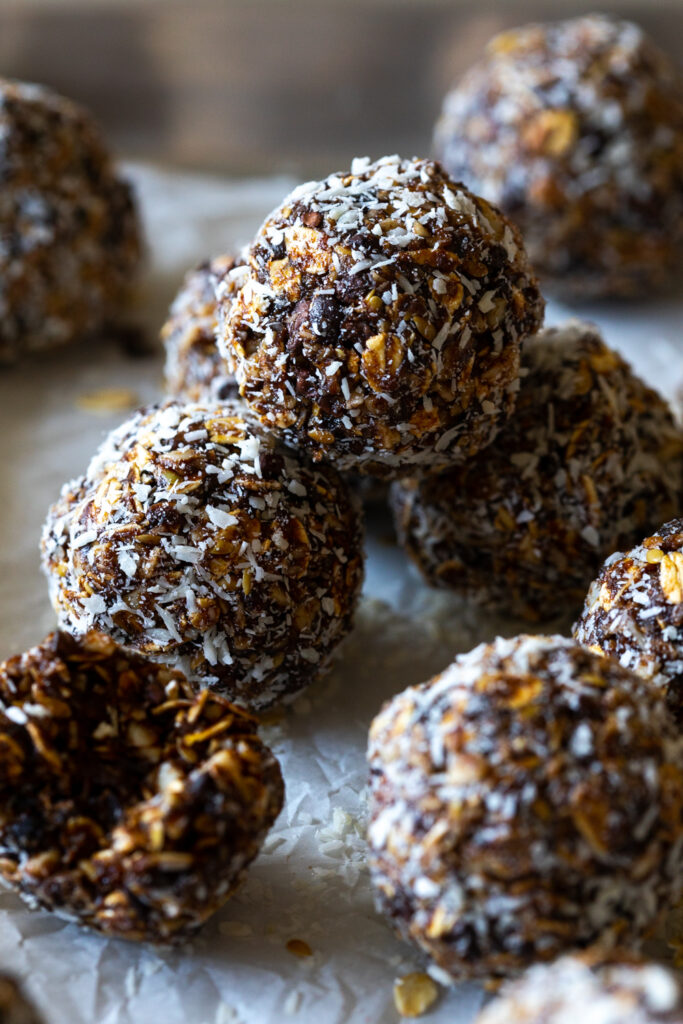 Prune Almond Energy Balls from Baking The Goods