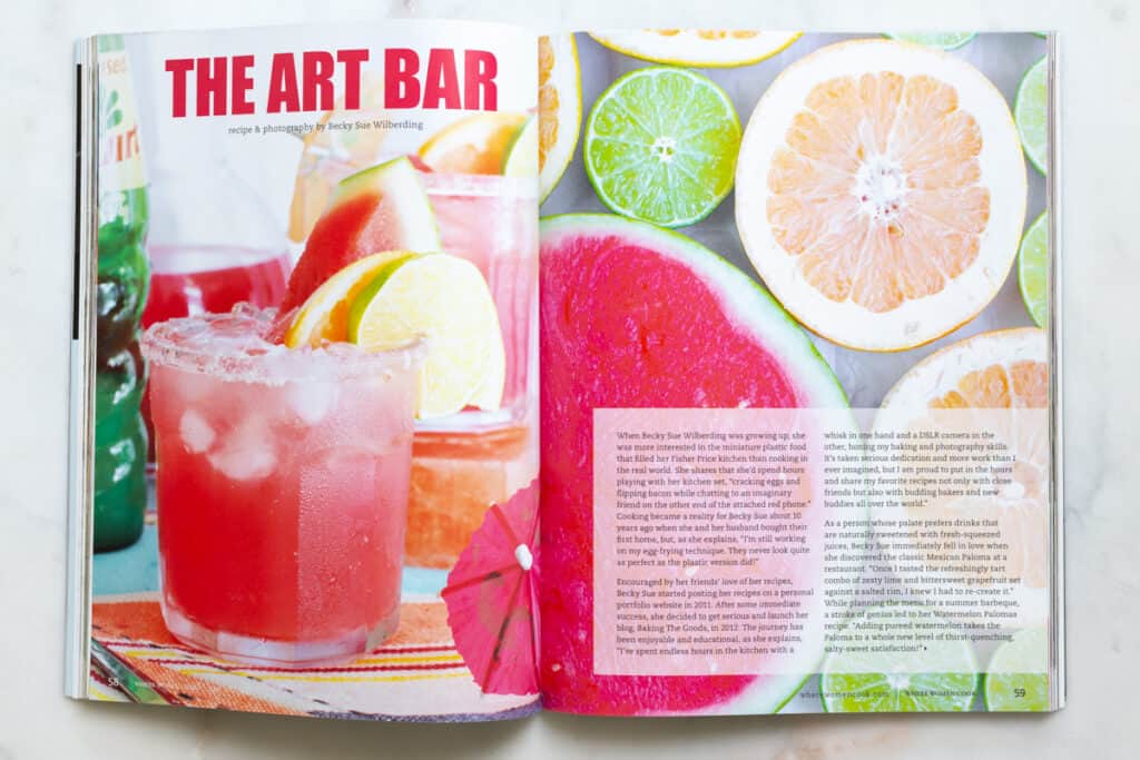 Baking The Goods in Where Women Cook Magazine