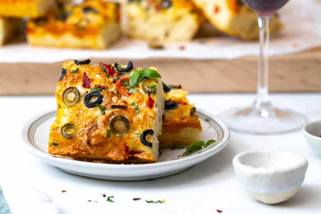 Loaded Veggie Focaccia