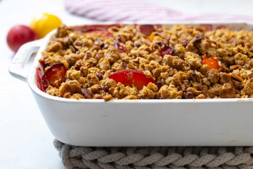 warm plum crisp