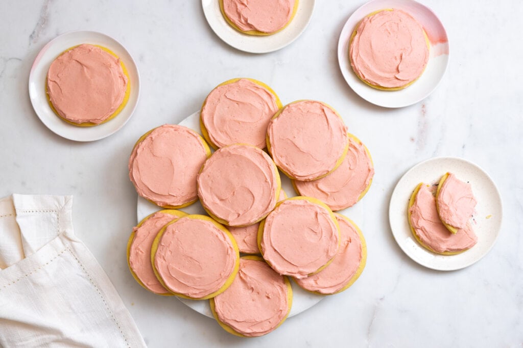Big Pink Cookies by Baking The Goods
