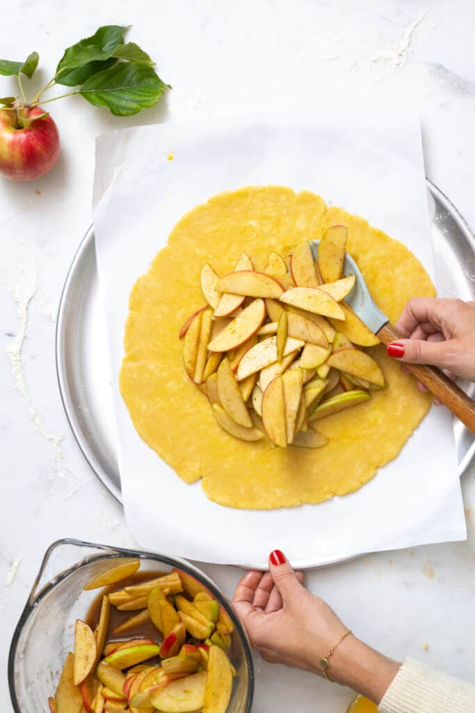 Apple Cheddar Galette