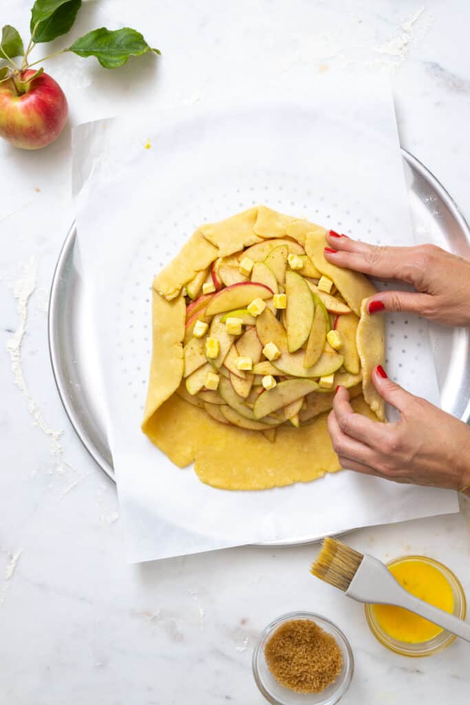 Apple Cheddar Galette