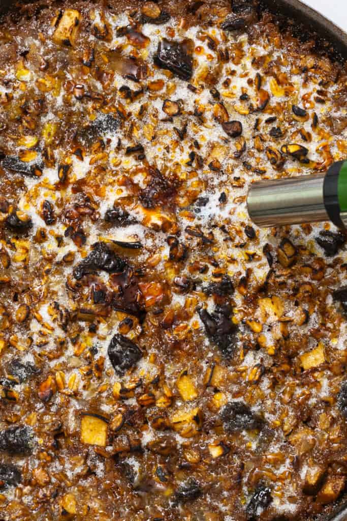 Brûlée the Baked Prune Apple Oatmeal