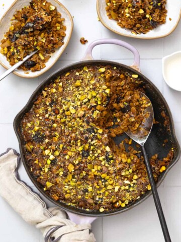 Baked Prune Apple Oatmeal Brûlée by Baking The Goods